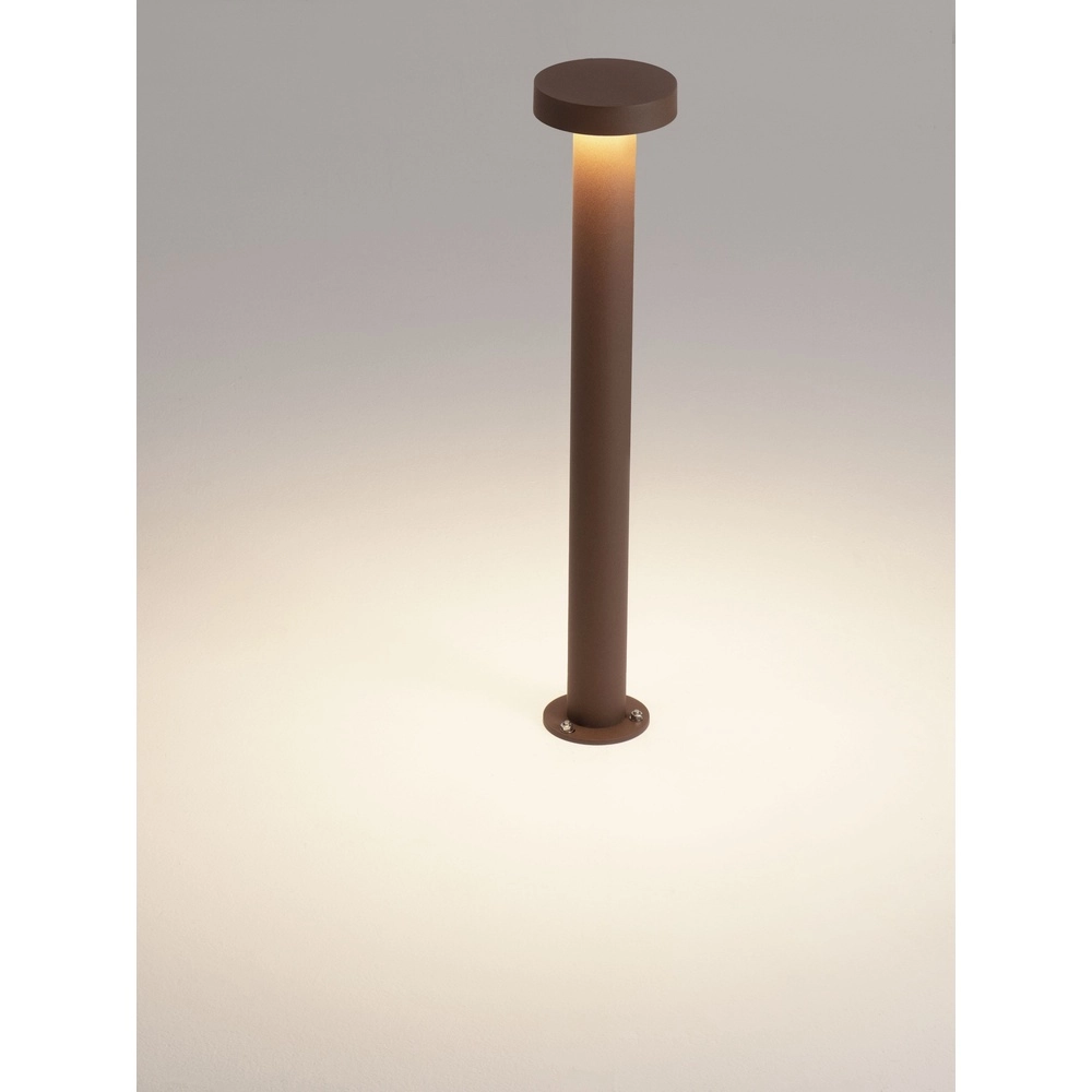 Desing tuinlamp Gong roestbruin 60cm - 3000K Lyora 5212017496232