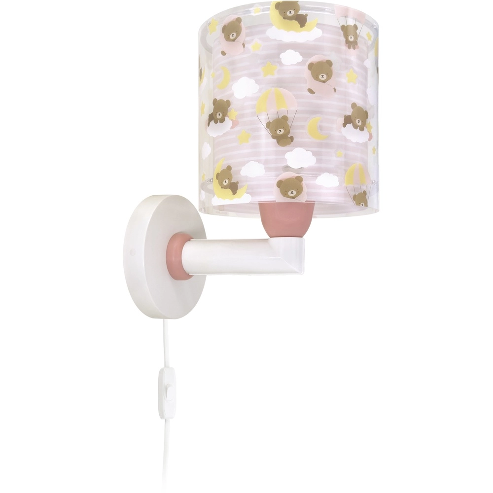 Kinderkamer wandlamp Baby Teddy roze Dalber 8420406415796