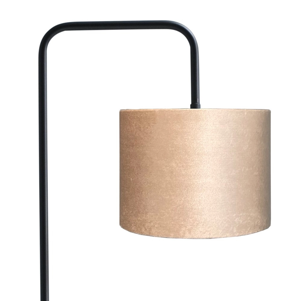 Vloer Schemerlamp Venus 152cm met zandkleurige lampenkap Masterlight 8718121246734