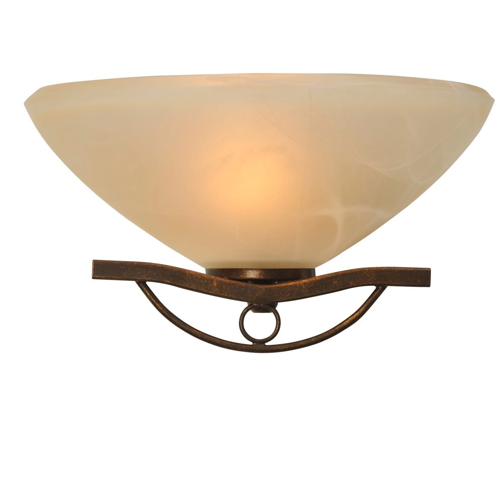 Wandlamp Bolzano 10cm bronsbruin