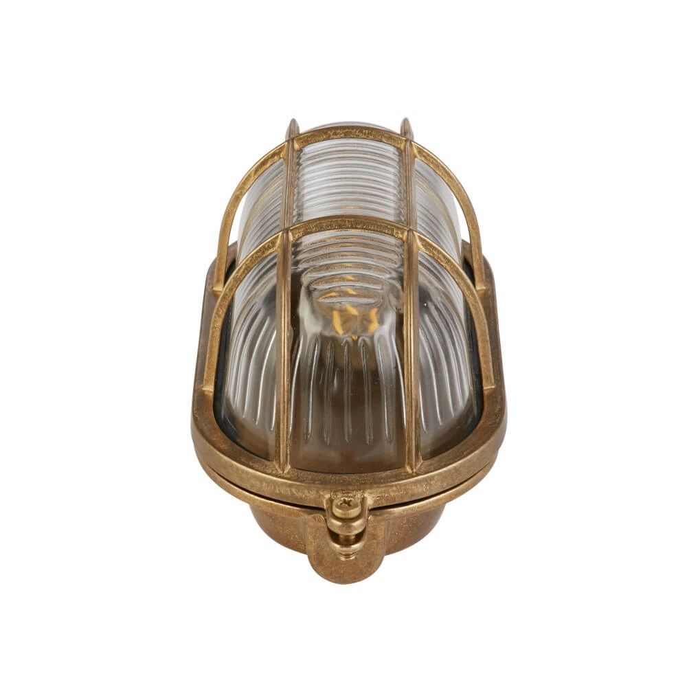 Goude wandlamp Bulkhead klassiek