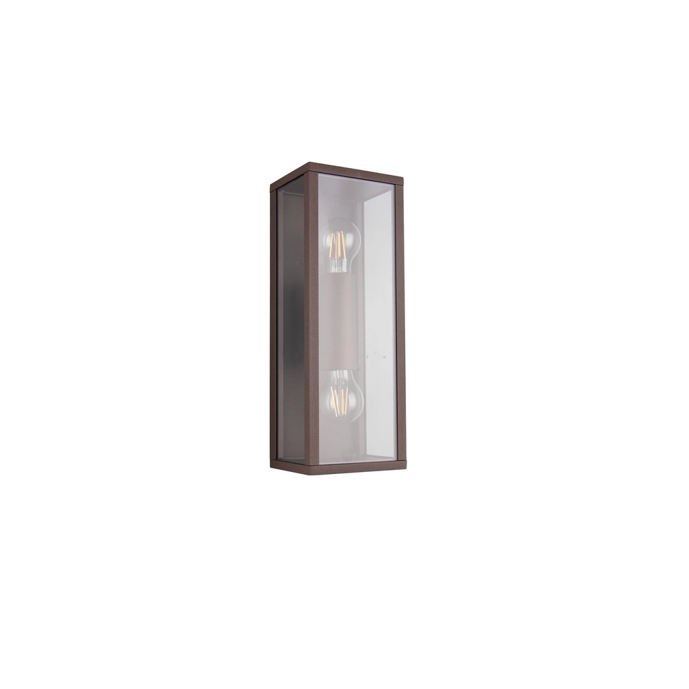 Moderne wandlamp Garonne M roestbruin Trio 4017807687392