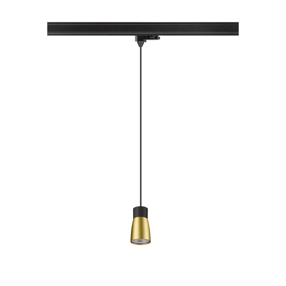 Pendel voor rail Puri 2.0 Dome zwart-goud 3-fase SLV 4024163294447