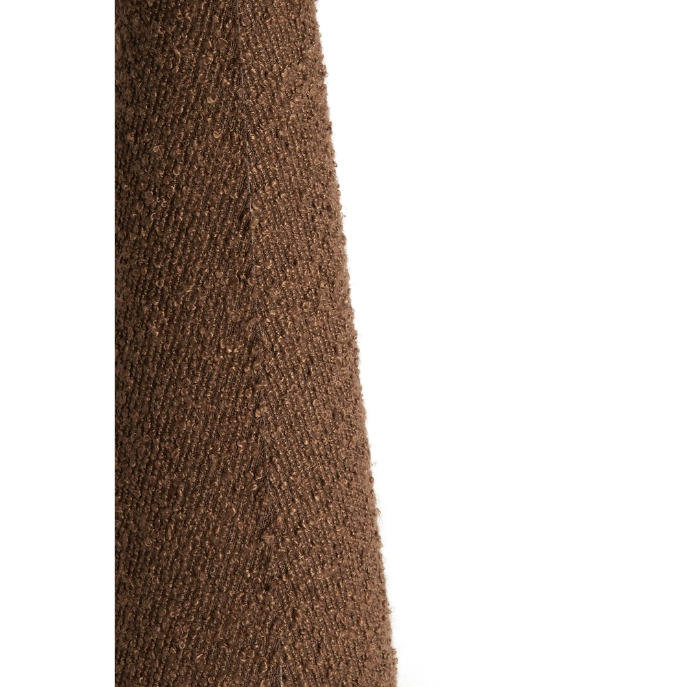 Vloerlamp Devia Ø 50cm - bouclé - bruin Light & Living 8717807759520