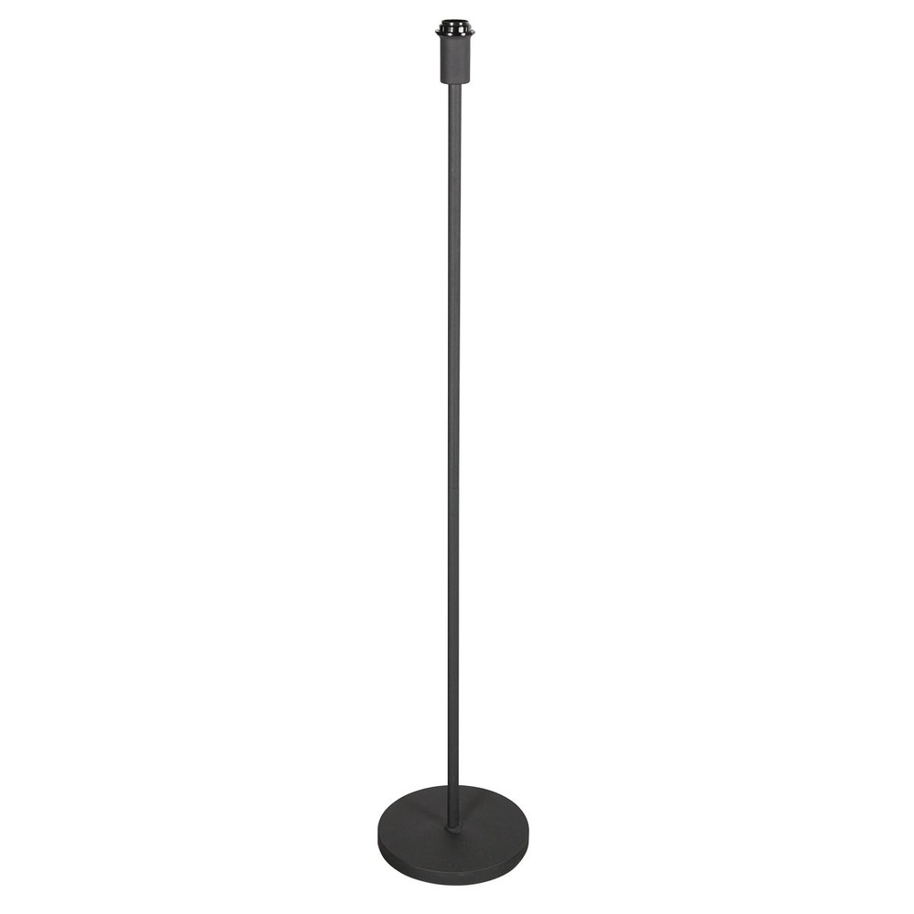 Zwarte vloerlamp Noor met grijze kap Steinhauer 8712746182354