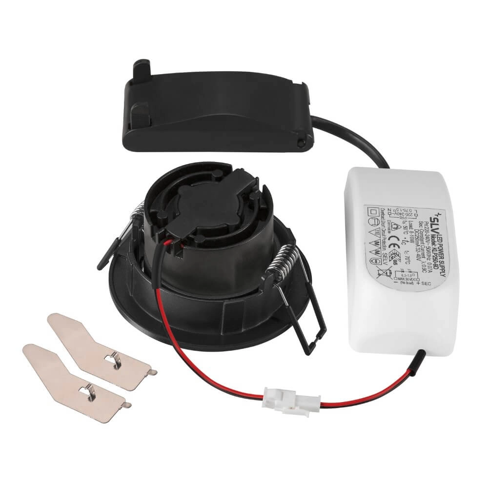 Ronde led spot New Tria 68 DTW zwart - 1800-3000K - 700lm - 38g SLV 4024163277433