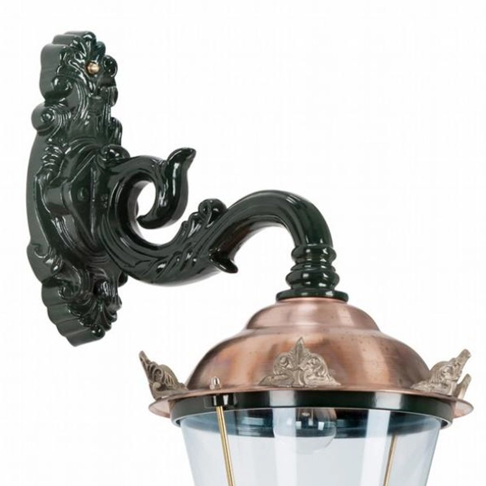 Nostalgische buitenlamp Volendam 3 met kronen - zwart KS verlichting 8714732130844
