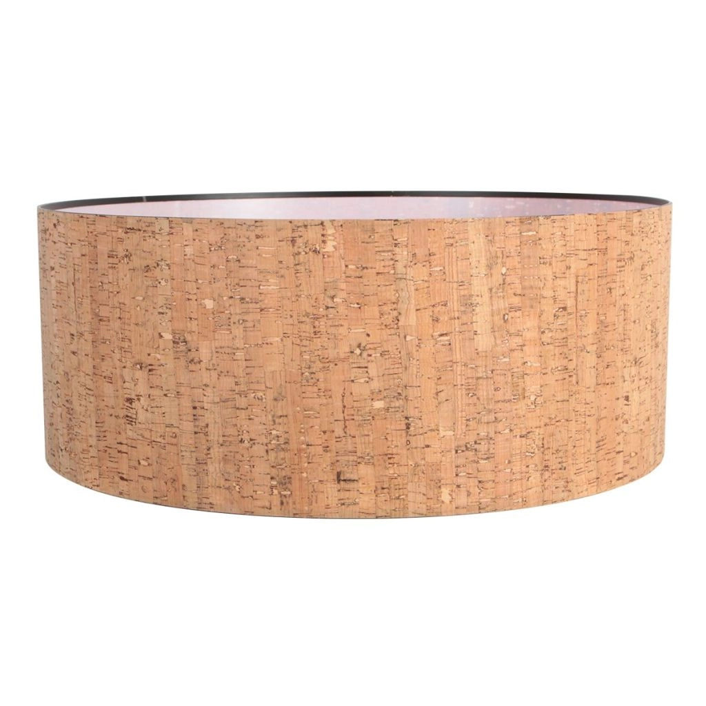 Zwarte vloerlamp Stang met kurk kap Ø50cm Steinhauer 8712746180411