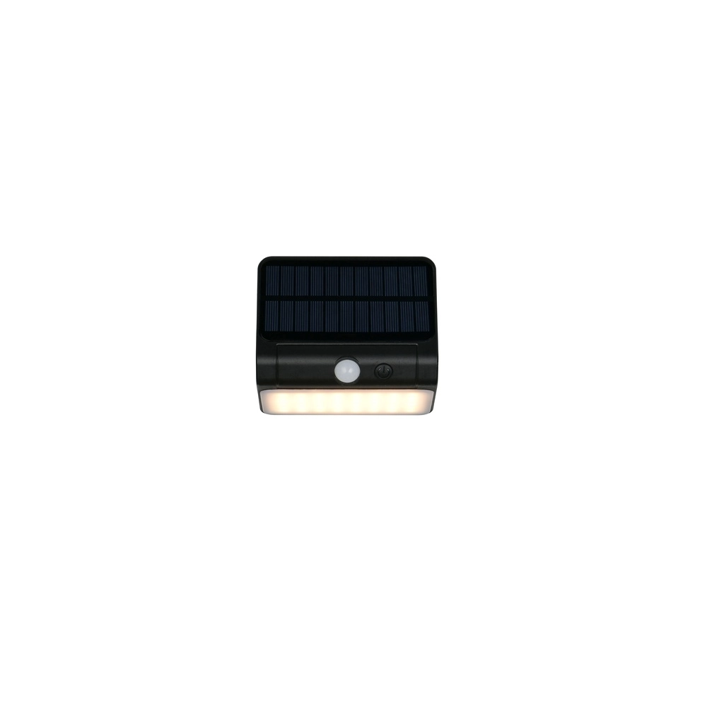 Solar wandlamp Olinda zwart Trio 4017807647945
