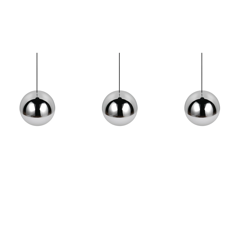 3-lichts hanglamp Senta chroom Trio 4017807685831