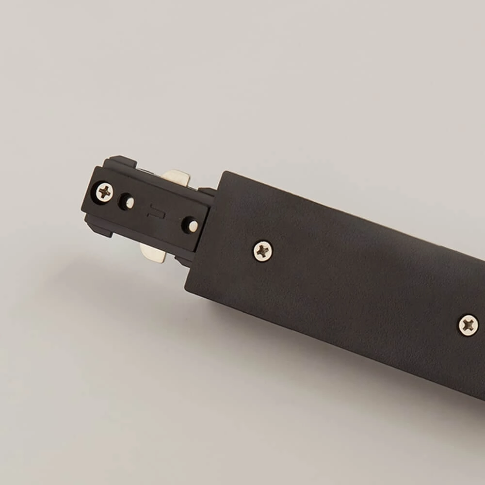 Connector recht TraQ zwart Lyora