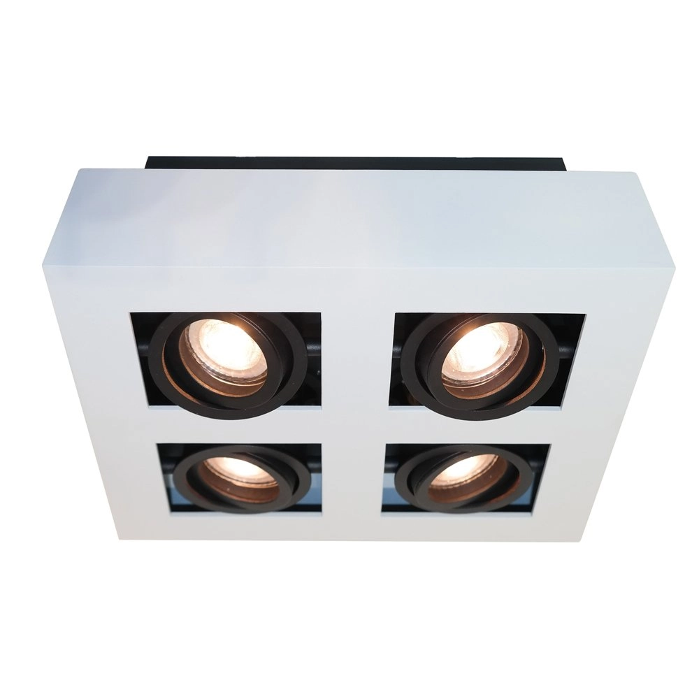 4-lichts spotlamp Bosco