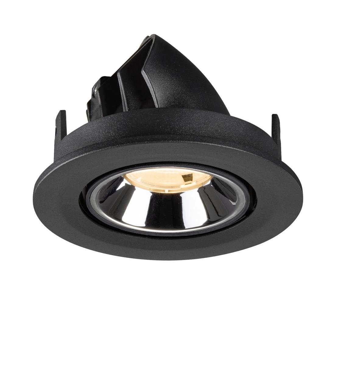 Inbouwspot Numinos Gimble S zwart/chroom 2700K - 20gr SLV 4024163313735