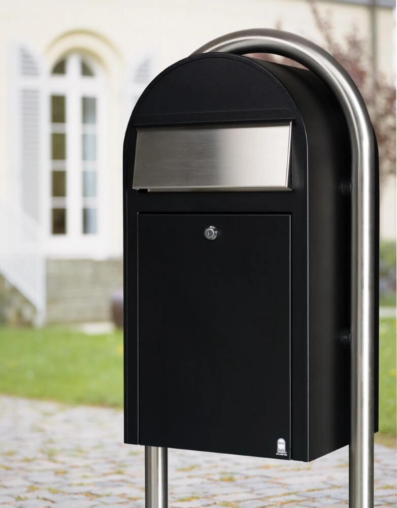 Brievenbus Grande st9005 i Struktuurzwart Bobi 6417237033277