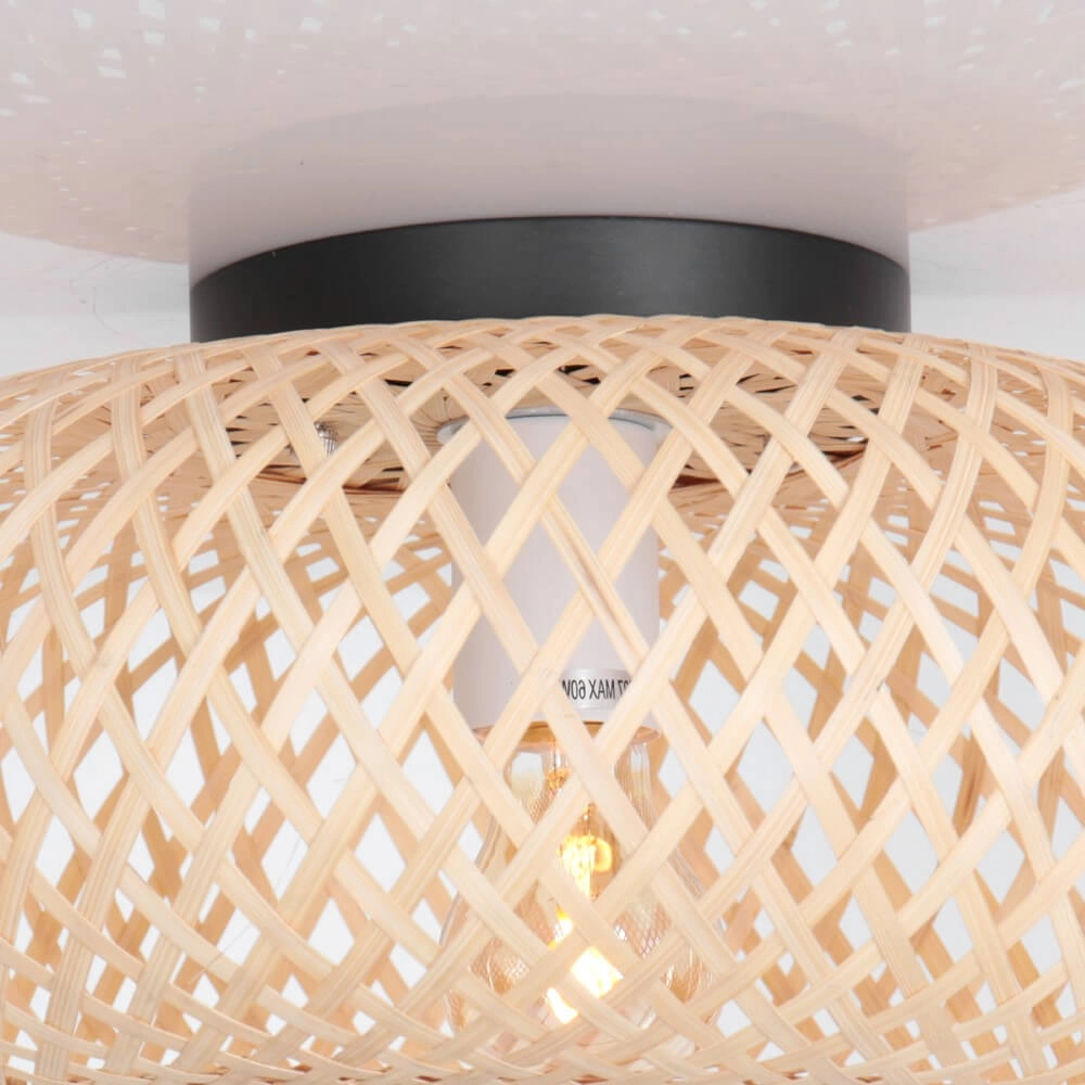 Bamboe plafondlamp Maze Ø 40cm Steinhauer 8712746147216