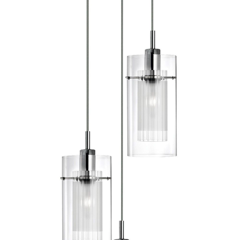 Vide hanglamp Duo 1 Searchlight 5013874274052