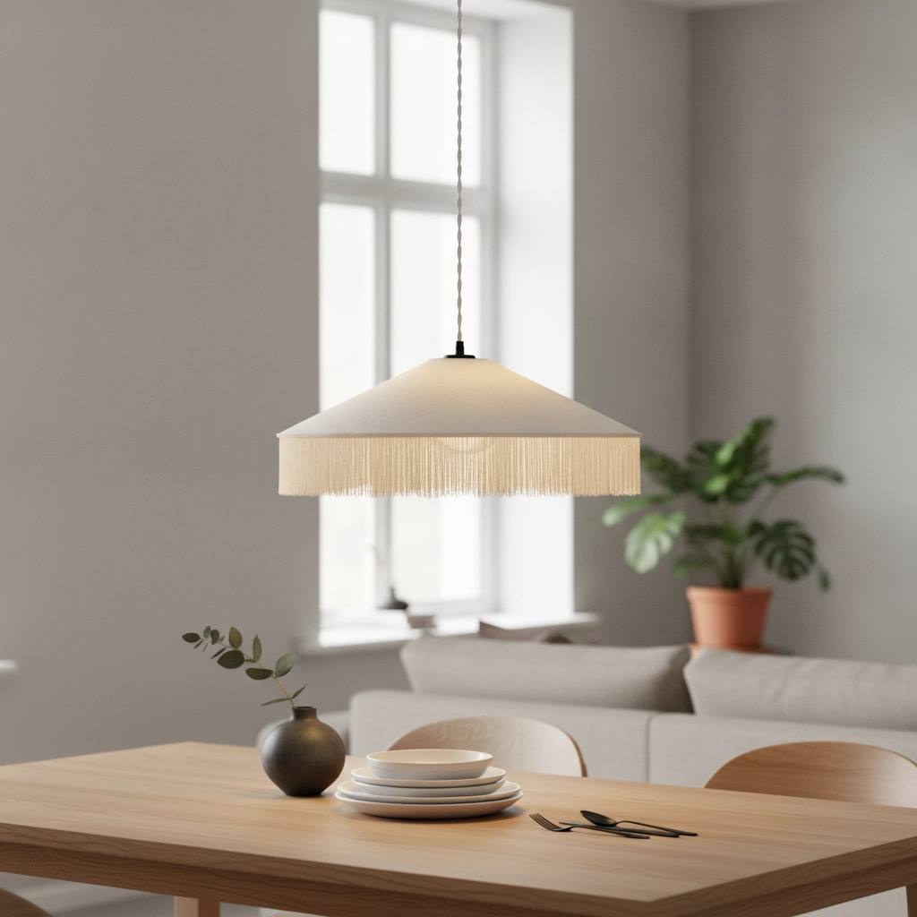 Tiffany hanglamp Velvy beige