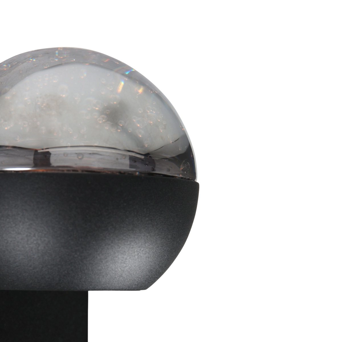 Led wandlamp Belluno zwart met glas - dimbaar Steinhauer 8712746183948