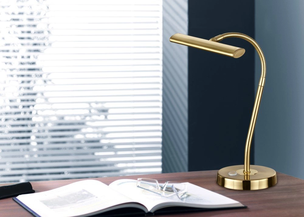 Led leeslamp Curtis messing mat Trio 4017807275339