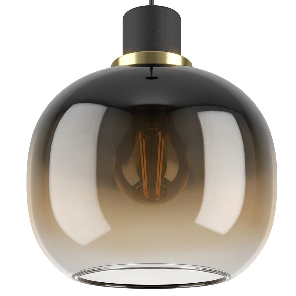 Glazen hanglamp Oilella Ø 19cm - amber glas Eglo 9002759996147