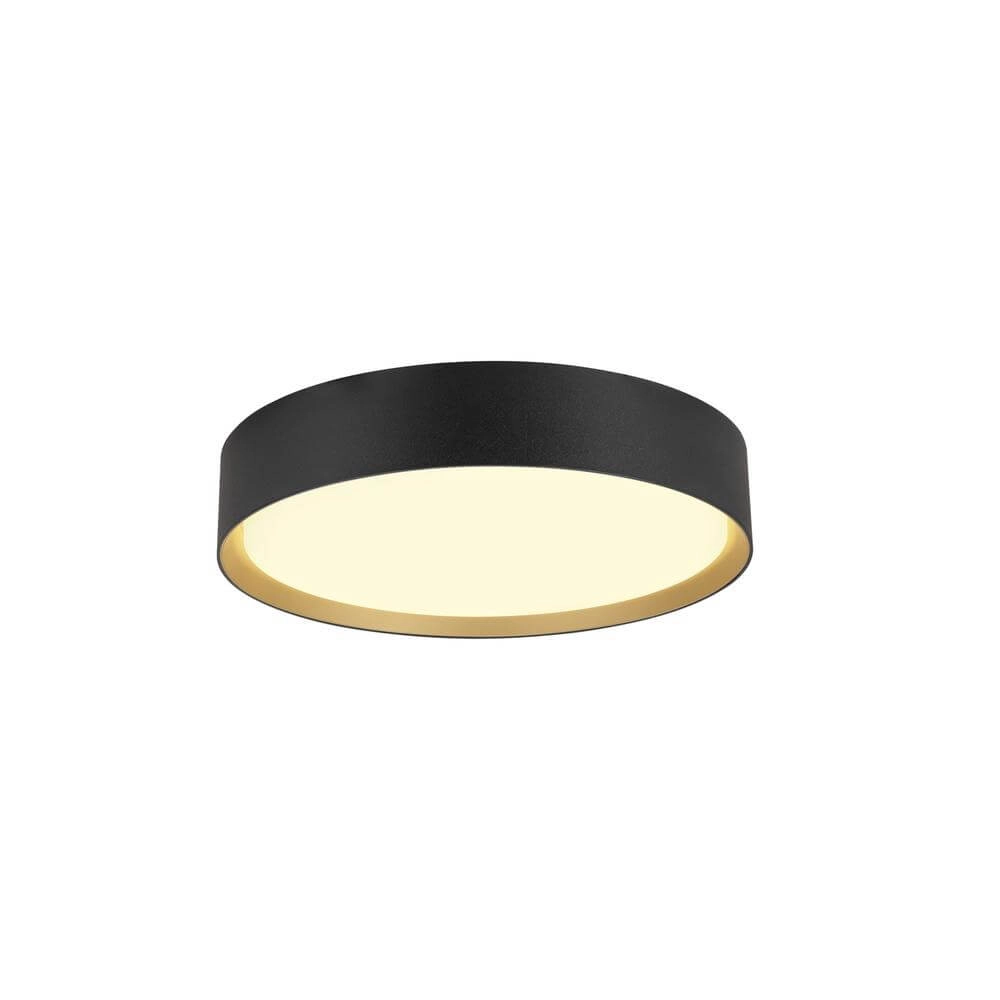 Plafondlamp Decona 30 zwart-goud Ø 30cm SLV 4024163298193