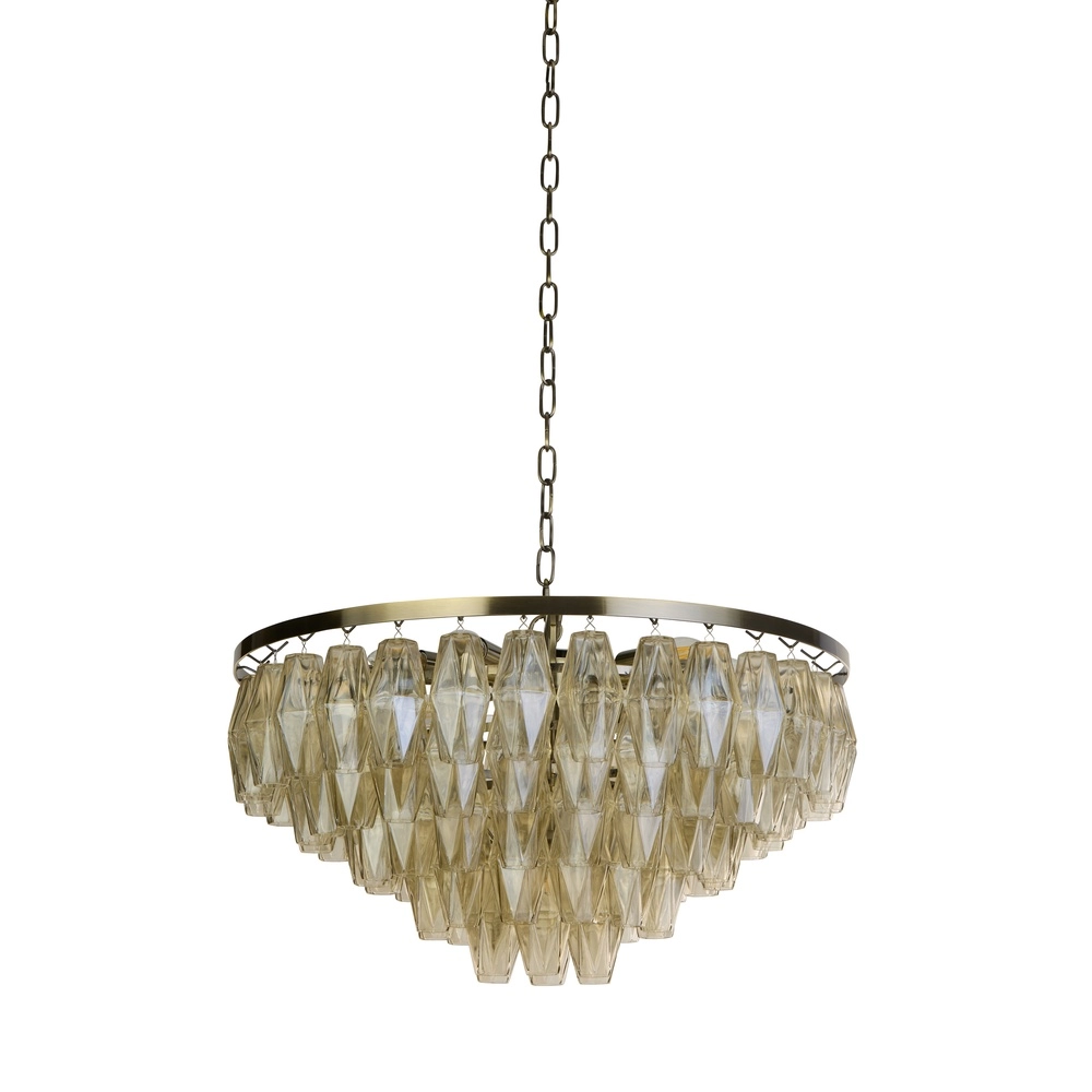 Hanglamp Alba antiek messing Ø 70cm Searchlight 5,05342E+12