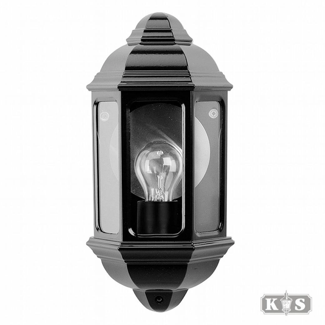 Klassieke buitenlamp Turijn 4 zwart KS verlichting 8714732725743