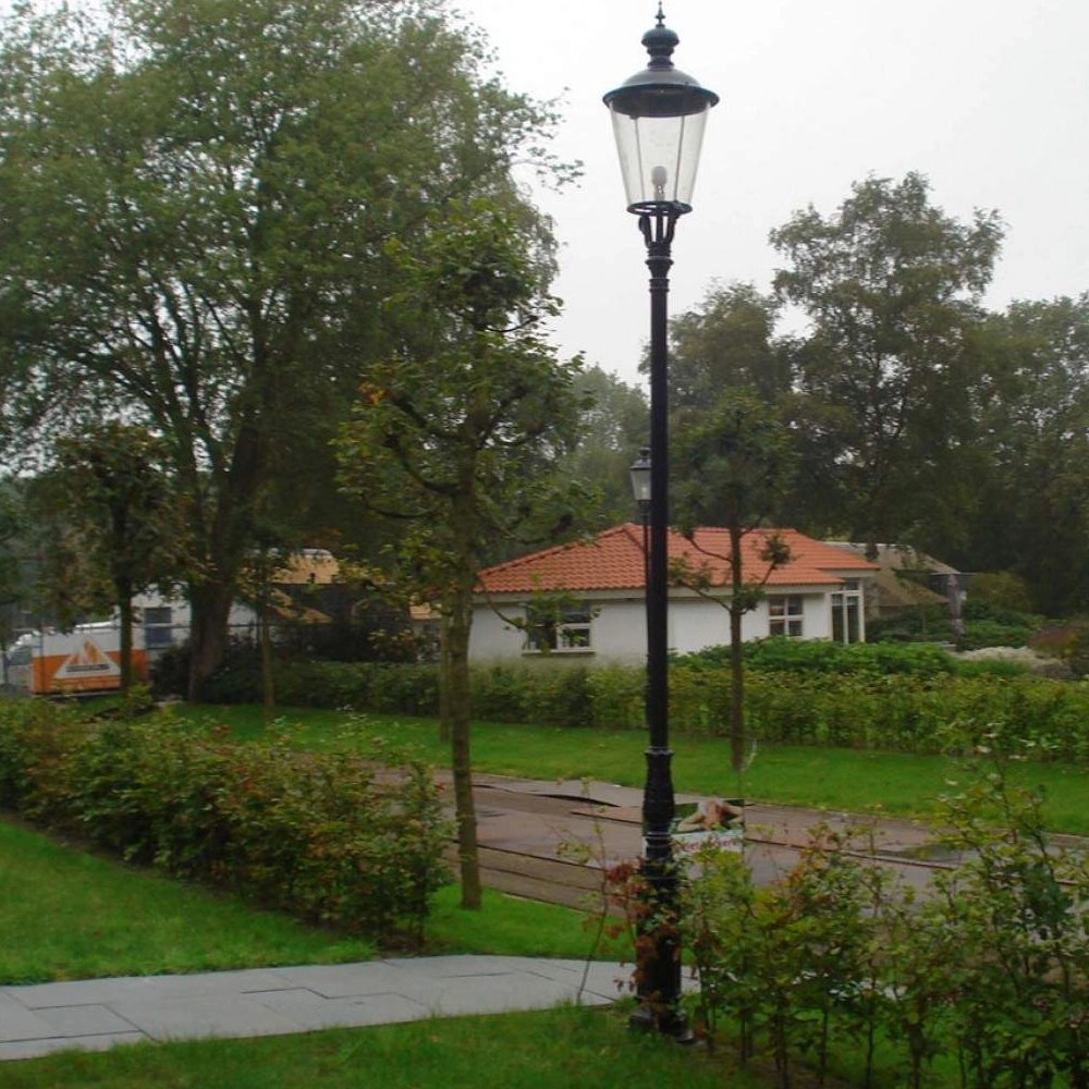 Nostalgische tuinlamp Den Haag zwart KS verlichting 8714732060103