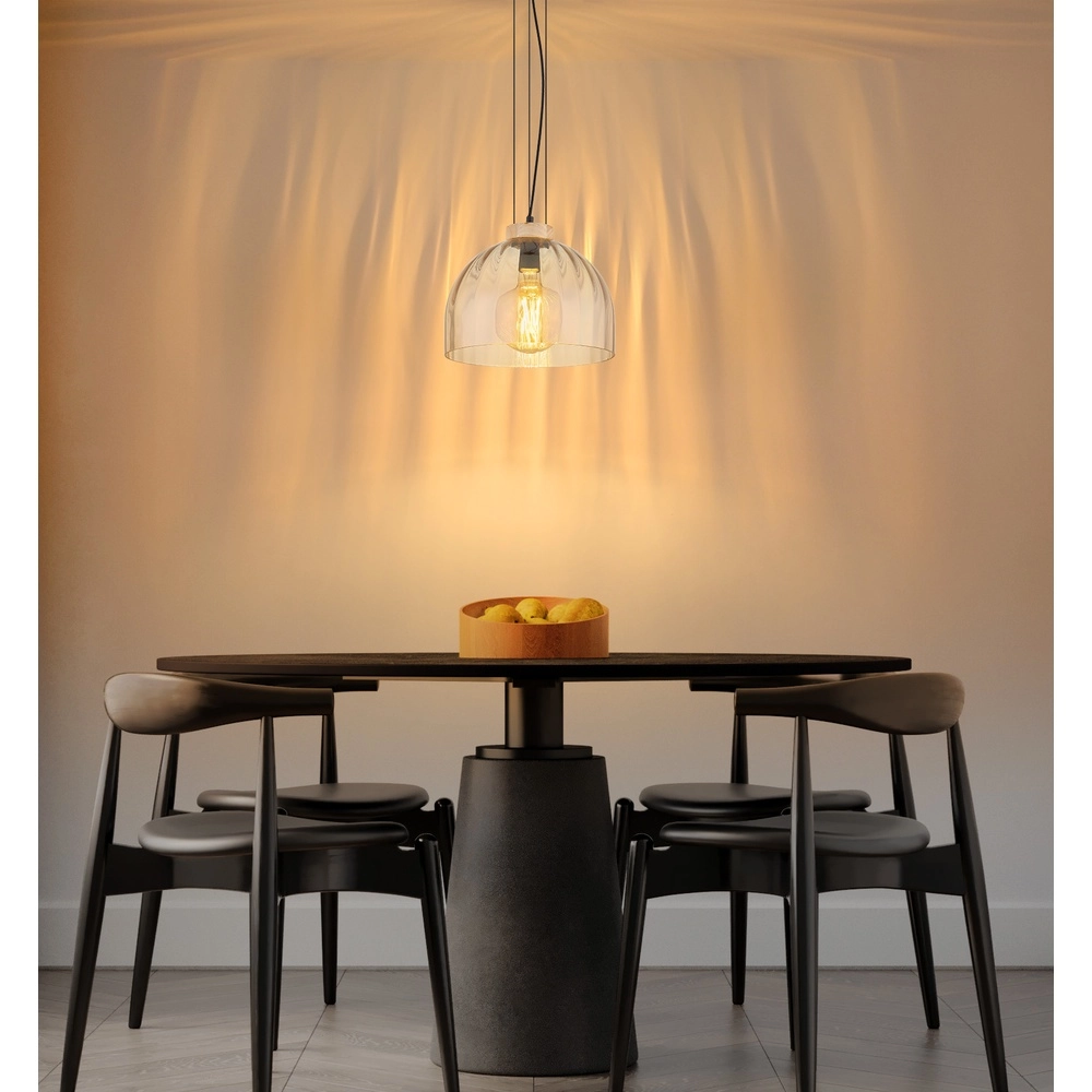 Hanglamp Swanson zwart Ø 30cm Globo 9007371592647
