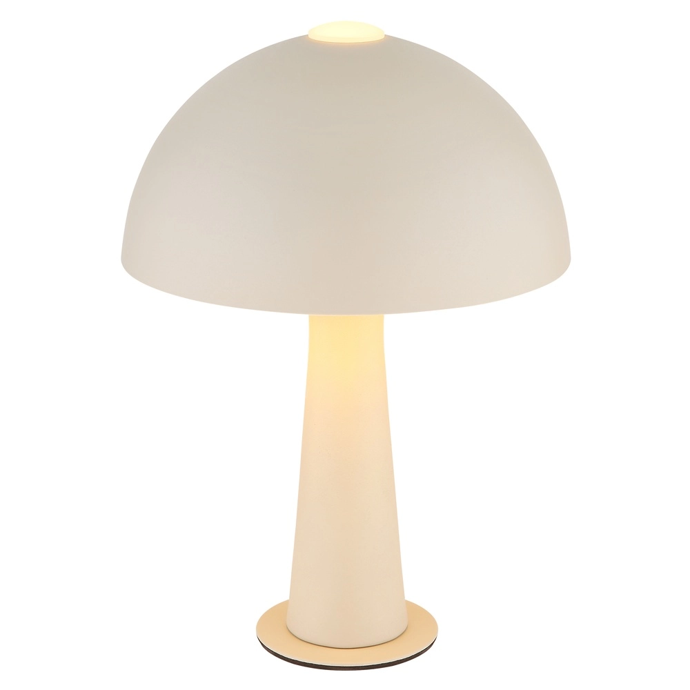 Moderne tafellamp Julia zand bruin