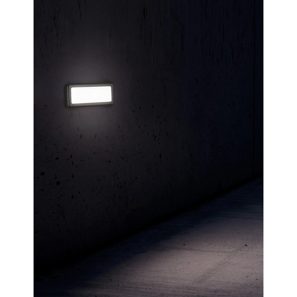 Grijze wandlamp Pulsar design