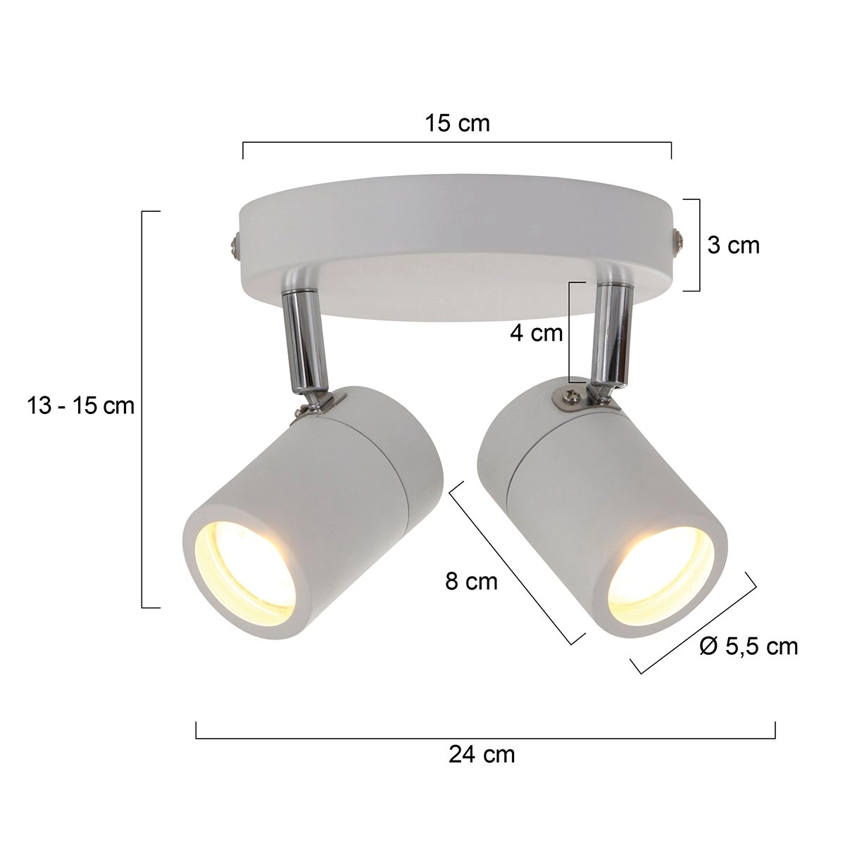 Opbouwspot Upround LED Steinhauer 8712746130089