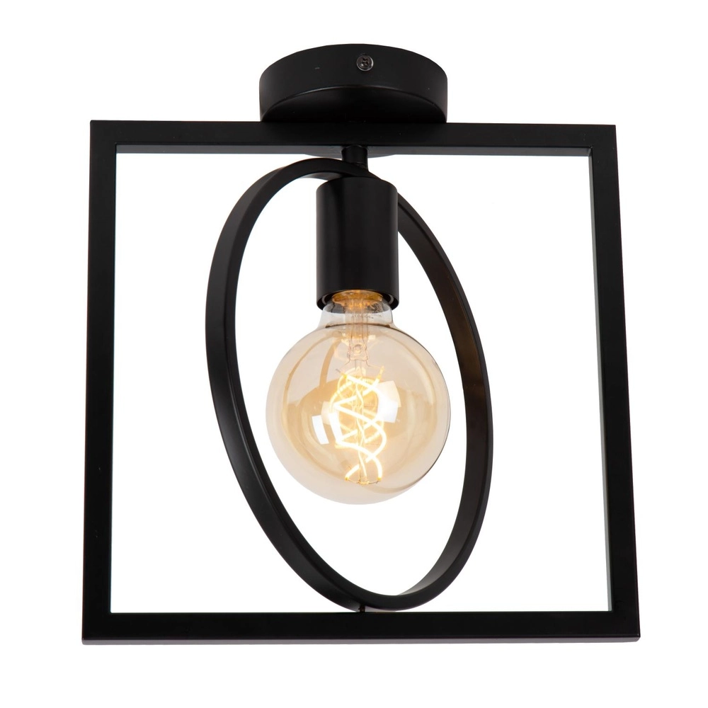 Unieke plafondlamp Suus zwart Lucide 5411212010865