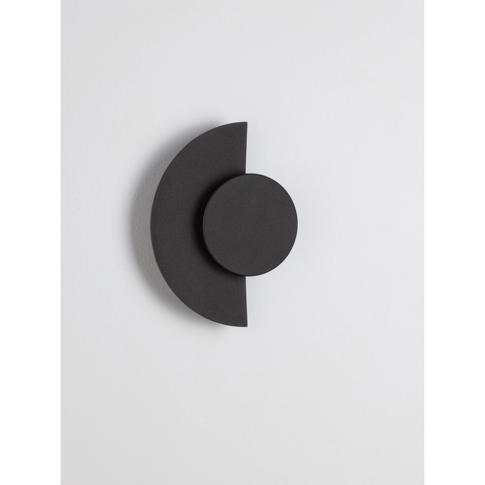 Moderne wandlamp Gloo zwart - 3000K Lyora 5212017497253