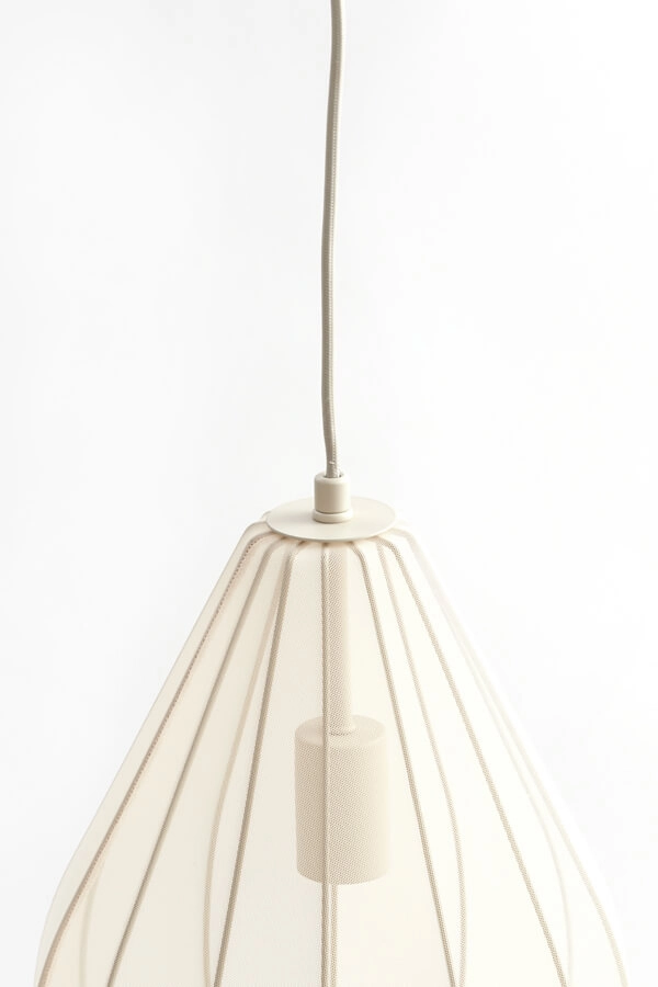 Japandi hanglamp Itela crème Ø 28cm Light & Living 8717807702748