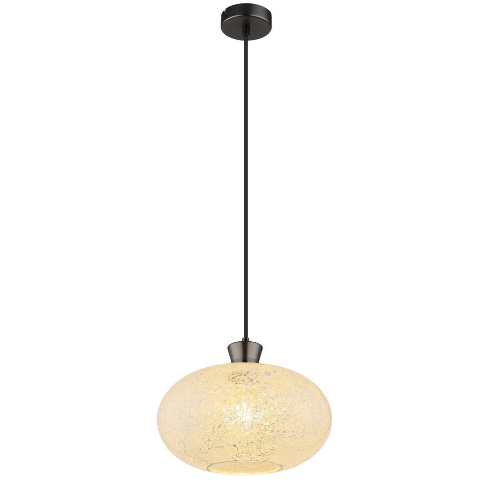 Enkele hanglamp Brokana gunmetal