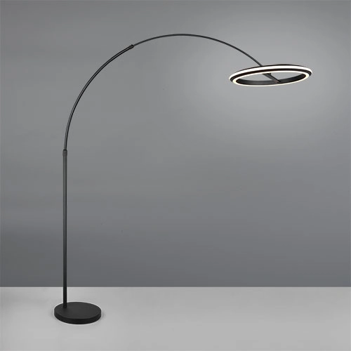 Vloerlamp Amador zwart Trio 4017807688160