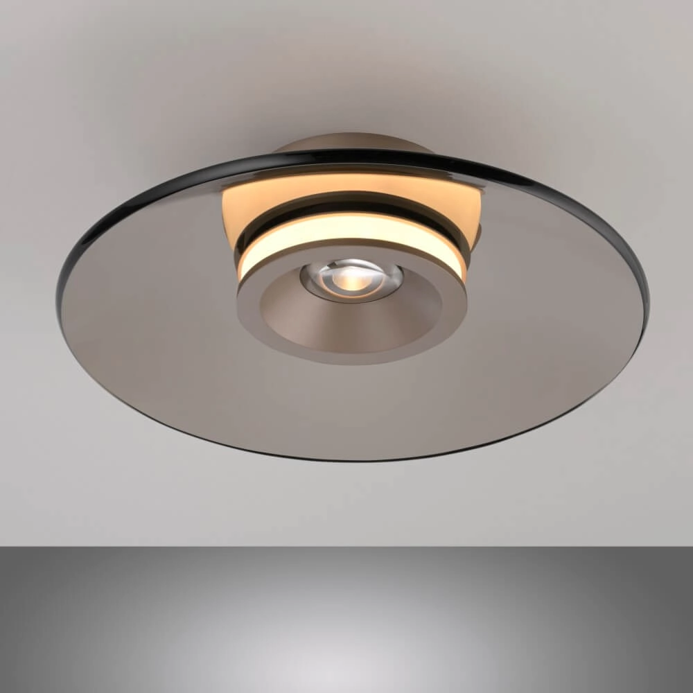 Designer ceiling lamp Pure Moon bronze Ø 32cm Paul Neuhaus 4012248382738