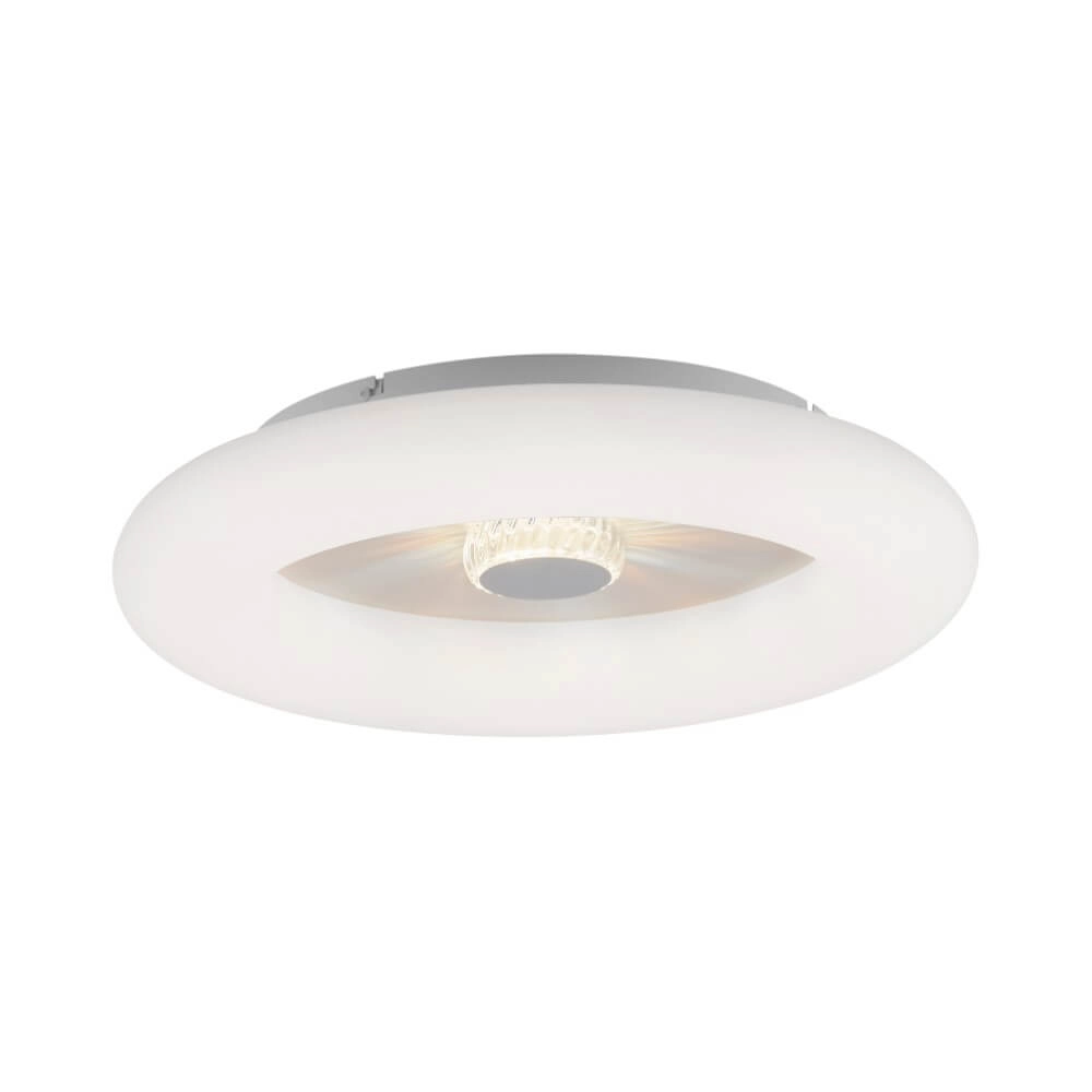 Ronde plafondlamp Vertigo wit Ø 50cm
