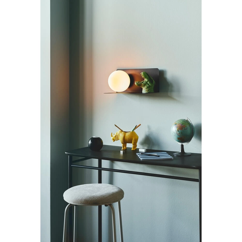 Muurlamp met bol Lilibeth zwart Nordlux 5704924016028
