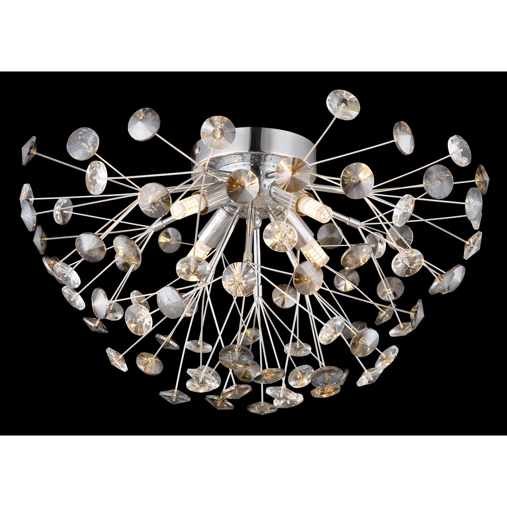 Plafondlamp Katrina chroom Ø 45cm Globo 9007371481330