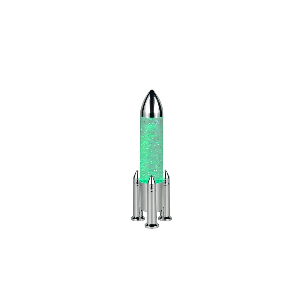 Tafellamp Apollo raket titanium grijs Trio 4017807681208