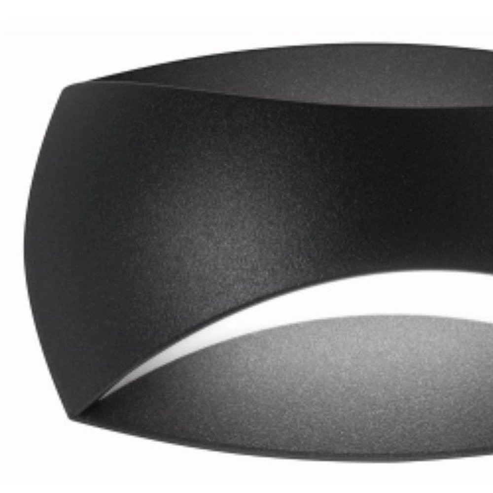 Up- & downlighter Oval 15cm antraciet Franssen 8717064121290