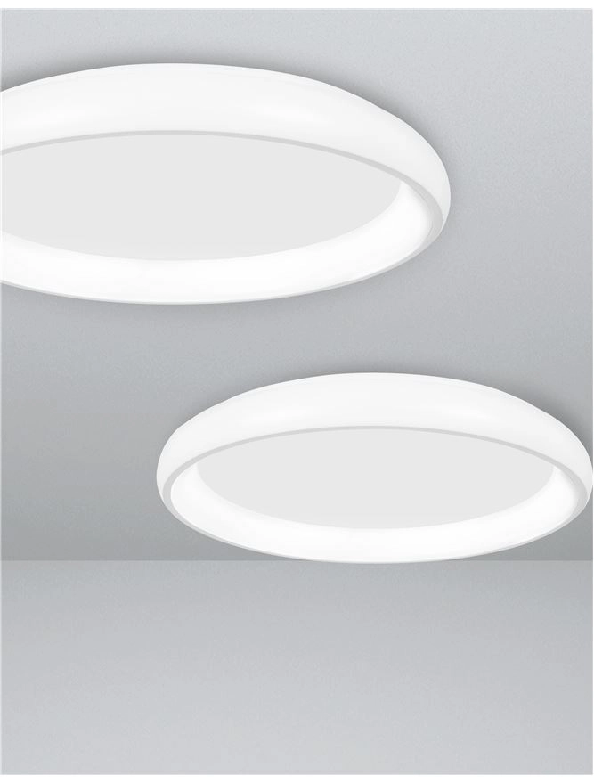Plafondlamp Albi wit Ø 61cm Lyora 5212017416971