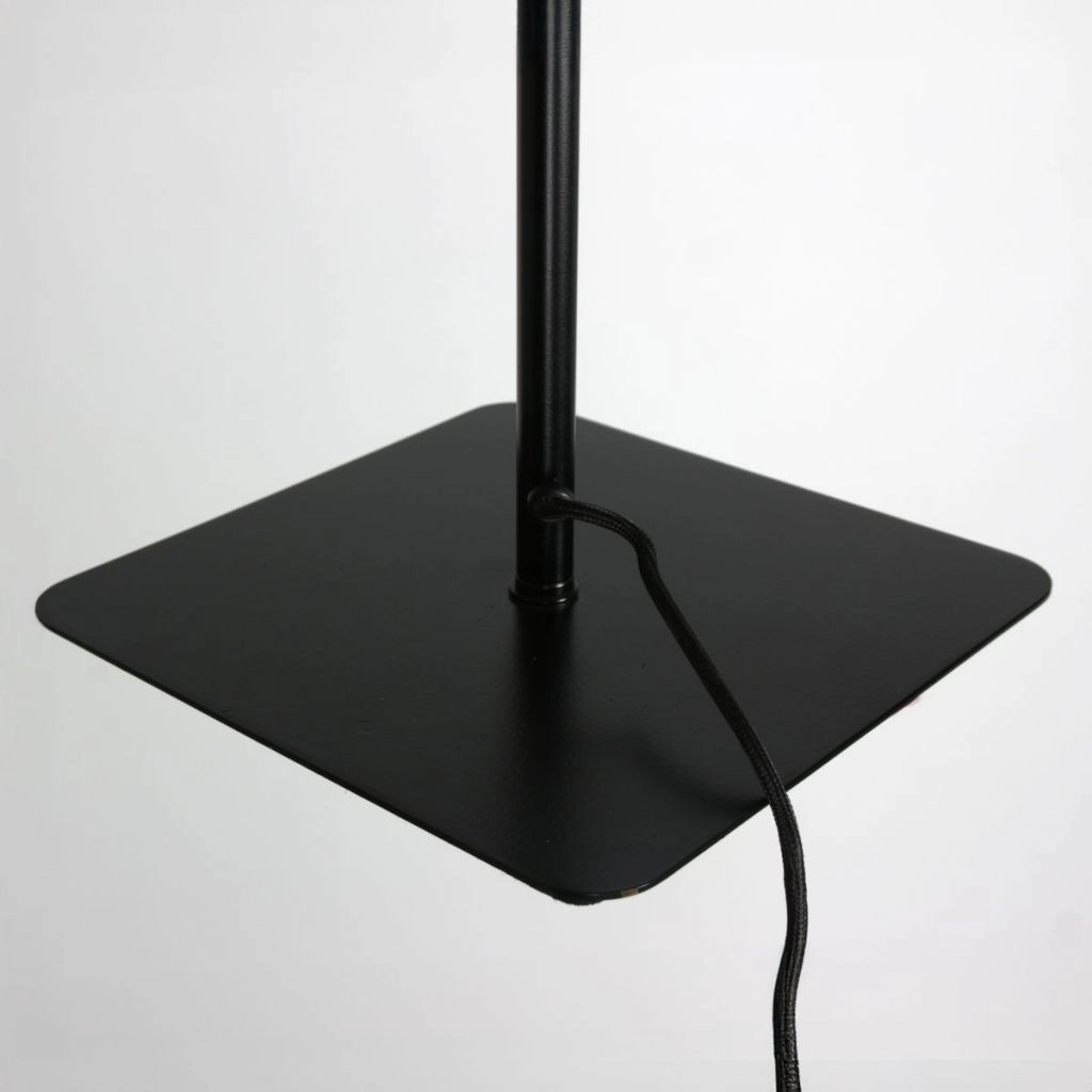 Vloerlamp 2-lichts Lumo zwart met nikkel Steinhauer 8712746184679