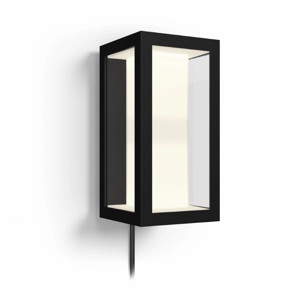 Muurlamp vierkant Hue Impress 24volt zwart Philips 8718696174333