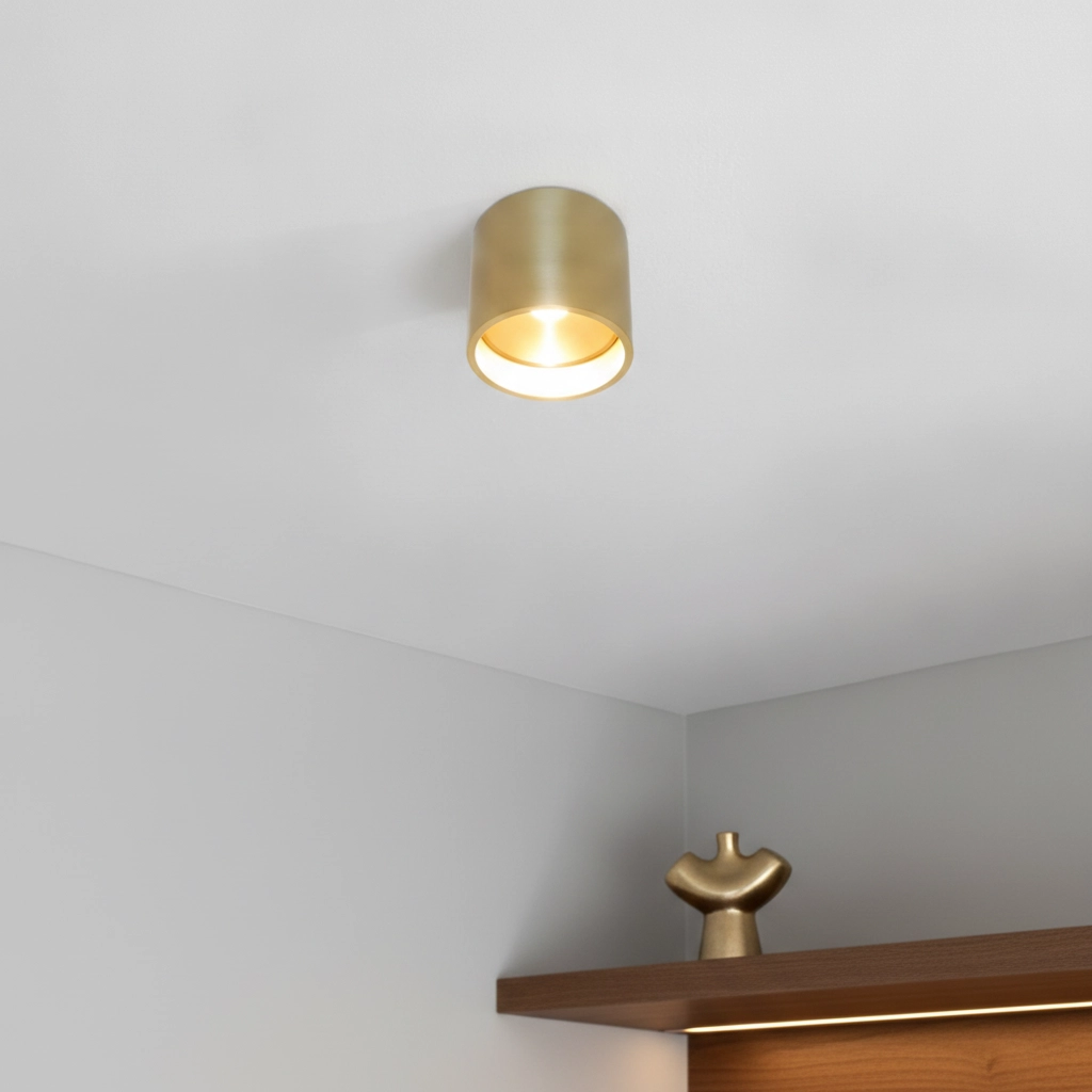 Led plafondspot Orleans goud
