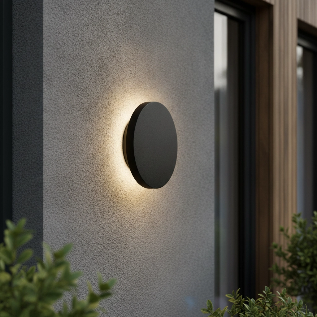 Zwarte wandlamp Nitro design