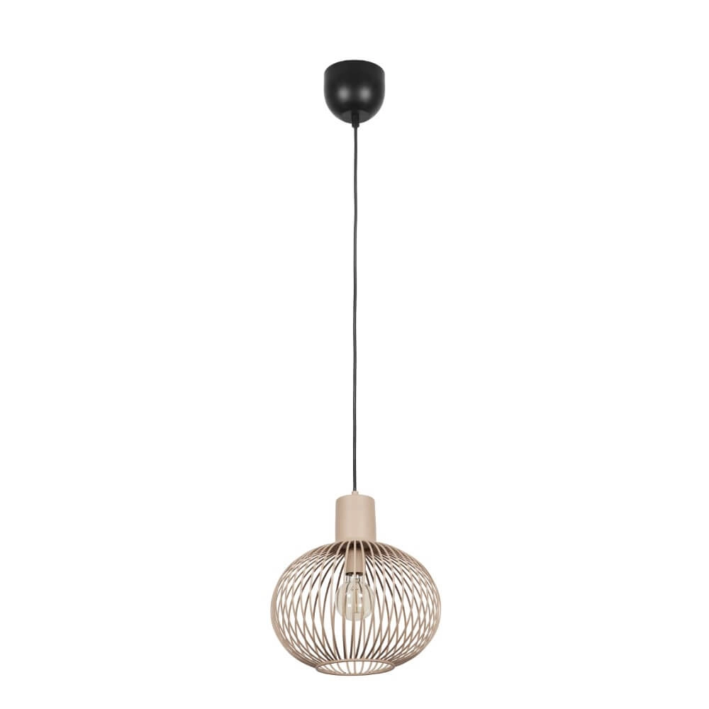 Draad hanglamp Gila Ø 33cm - zand Trio 4017807617542