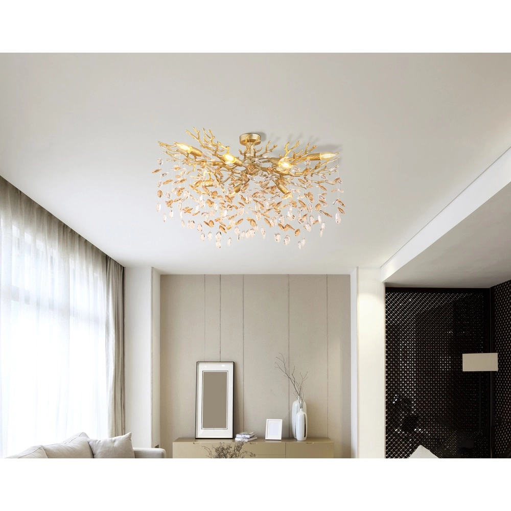 Plafondlamp Queena goud Globo 9007371522668